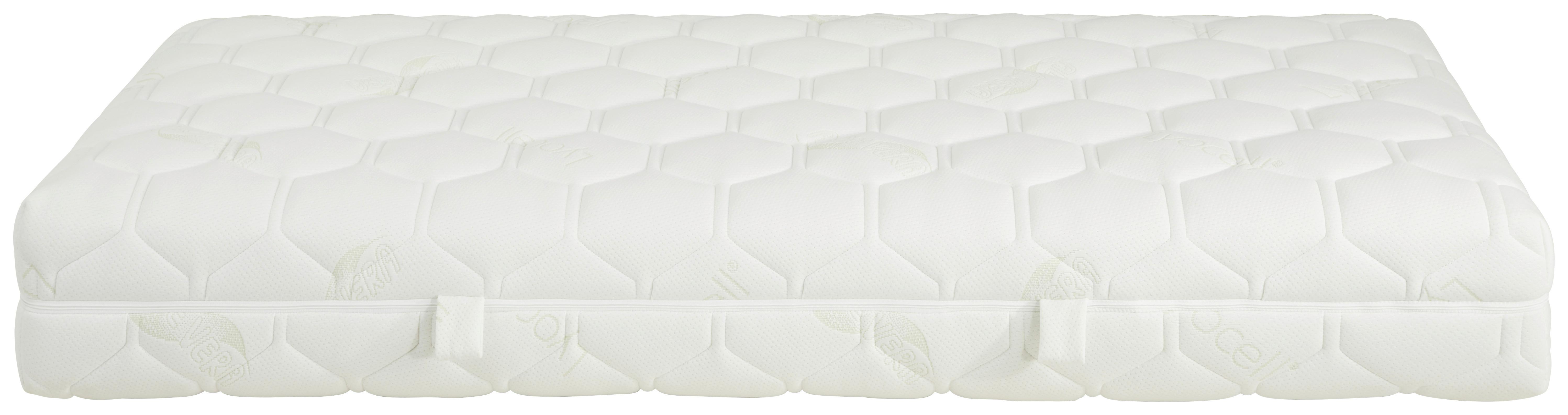 Matratze Ecoluxe Pure - Weiß, KONVENTIONELL, Textil (90/200cm) - Ele