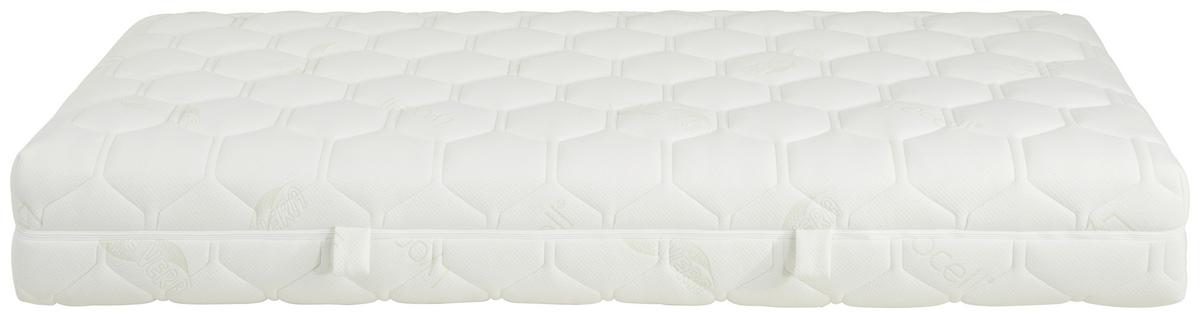 Kaltschaummatratze Ecoluxe Pure 90x200 cm H3 H: 25 cm - Weiß, KONVENTIONELL, Textil (90/200cm) - Ele