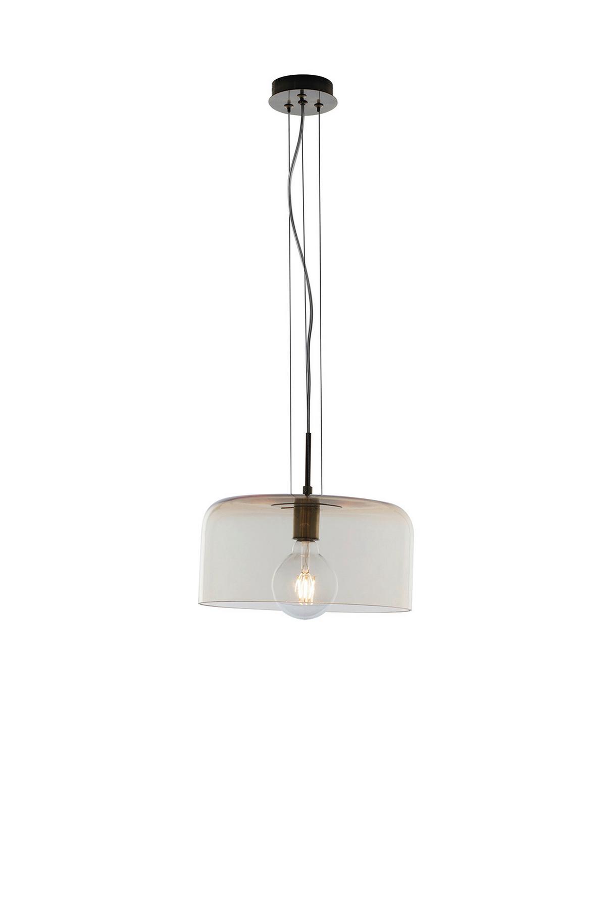 Hängeleuchte I-Gibus-S35 Amb - Bernsteinfarben, Design, Glas (35/20cm)