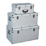 Aufbewahrungsboxen-Set 3-teilig - Alufarben, KONVENTIONELL, Holzwerkstoff (12,5kg)