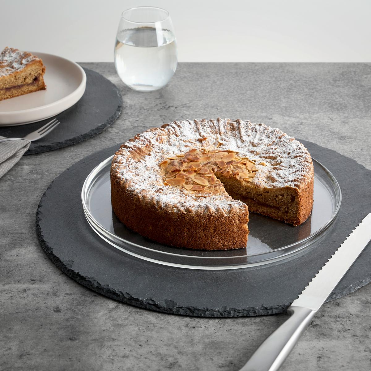 Tortový podnos ELSE - priehľadné, Modern, sklo (31,5cm) - Mömax