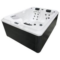 Whirlpool Kunststoff Xxl1952 210x160x80 Cm - Silberfarben/Schwarz, Basics, Kunststoff (160/210/80cm)