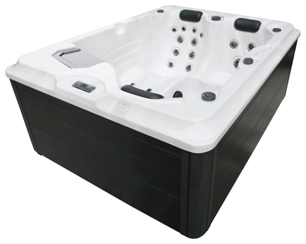 Whirlpool Kunststoff Xxl1952 210x160x80 Cm - Silberfarben/Schwarz, Basics, Kunststoff (160/210/80cm)