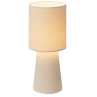 STOLNÍ LAMPA WITE - bílá, Moderní, kov/textil (15/15/38cm) - Mömax