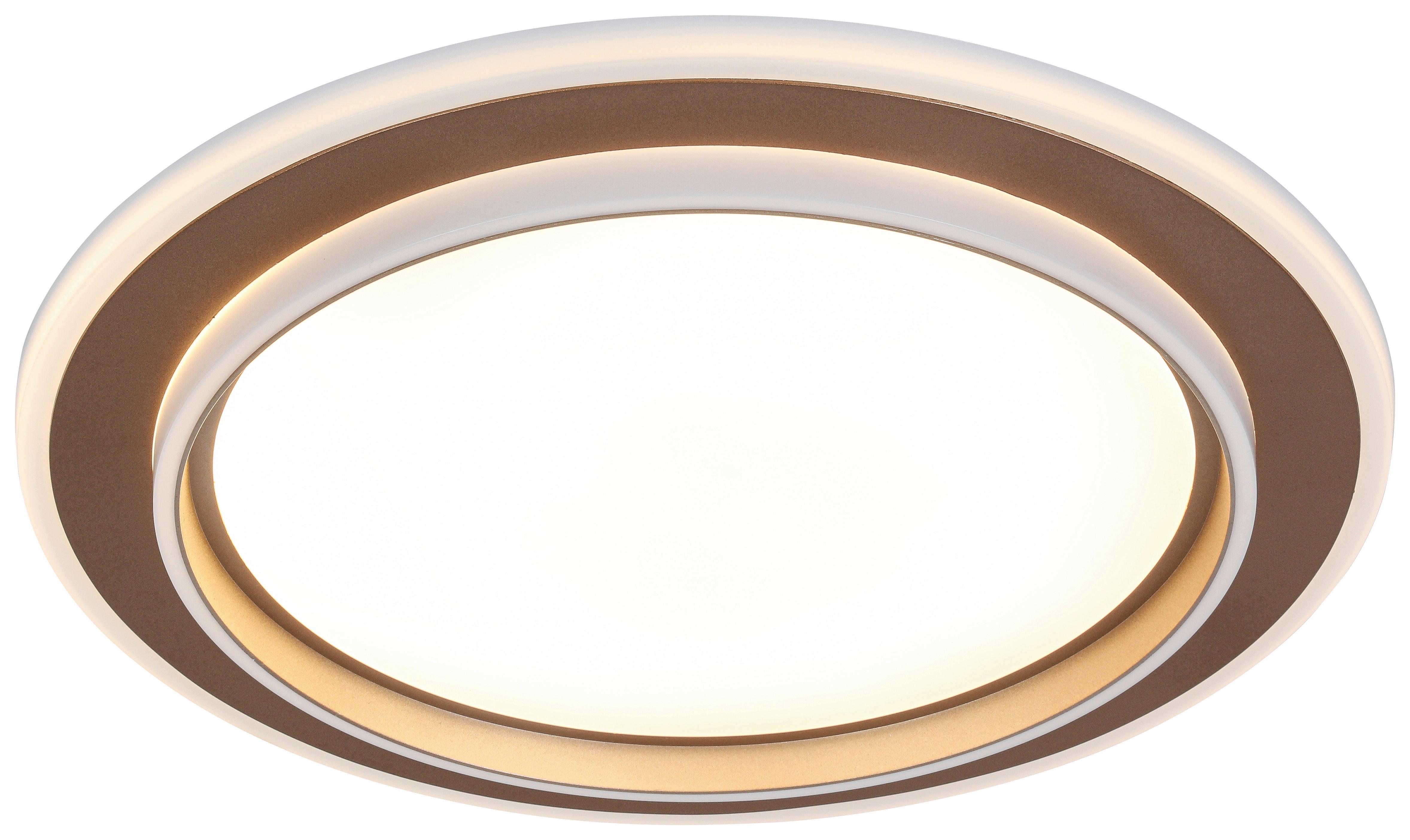 STROPNÉ LED SVIETIDLO PROL - biela/šampanská, Modern, kov/plast (46/5,5cm) - Mömax