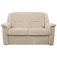 Dvoumístná pohovka RAFAEL, béžová - černá/béžová, Trend, textil/plast (152/95/95cm)