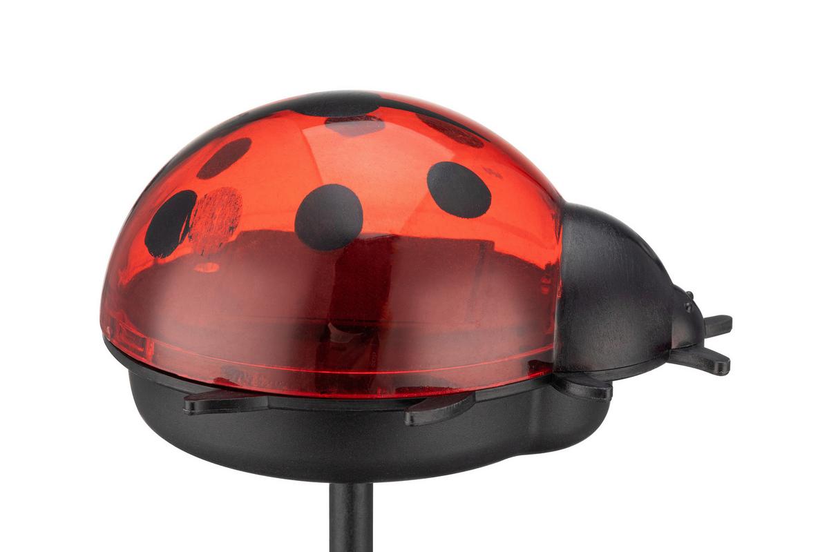 SOLÁRNÍ SVÍTIDLO MARIO - oranžová/černá, Romantický / Rustikální, plast - Mömax