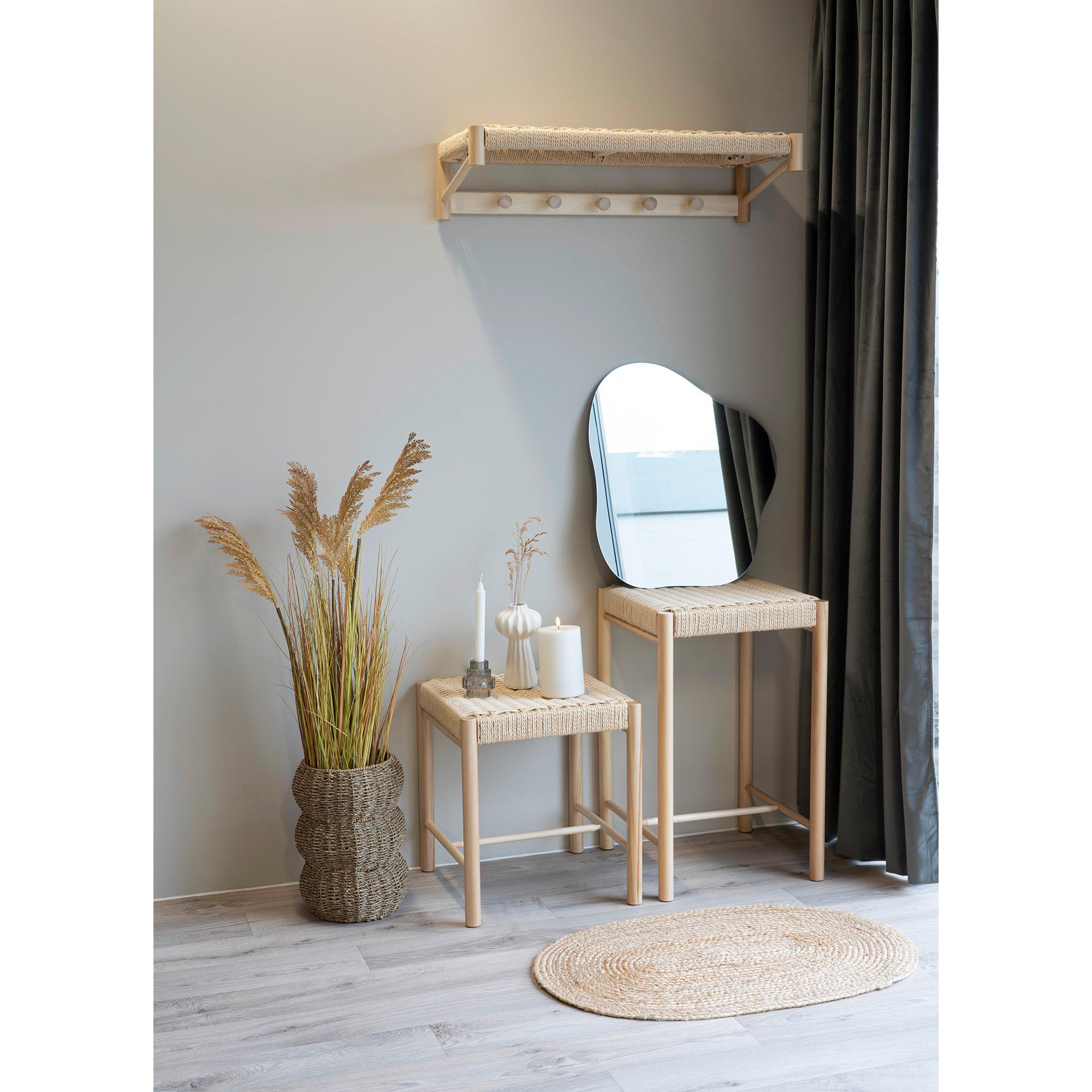 Dekowandregal Abana Naturfarben B: 78 cm - Naturfarben, Basics, Naturmaterialien/Holz (78/17/31cm)
