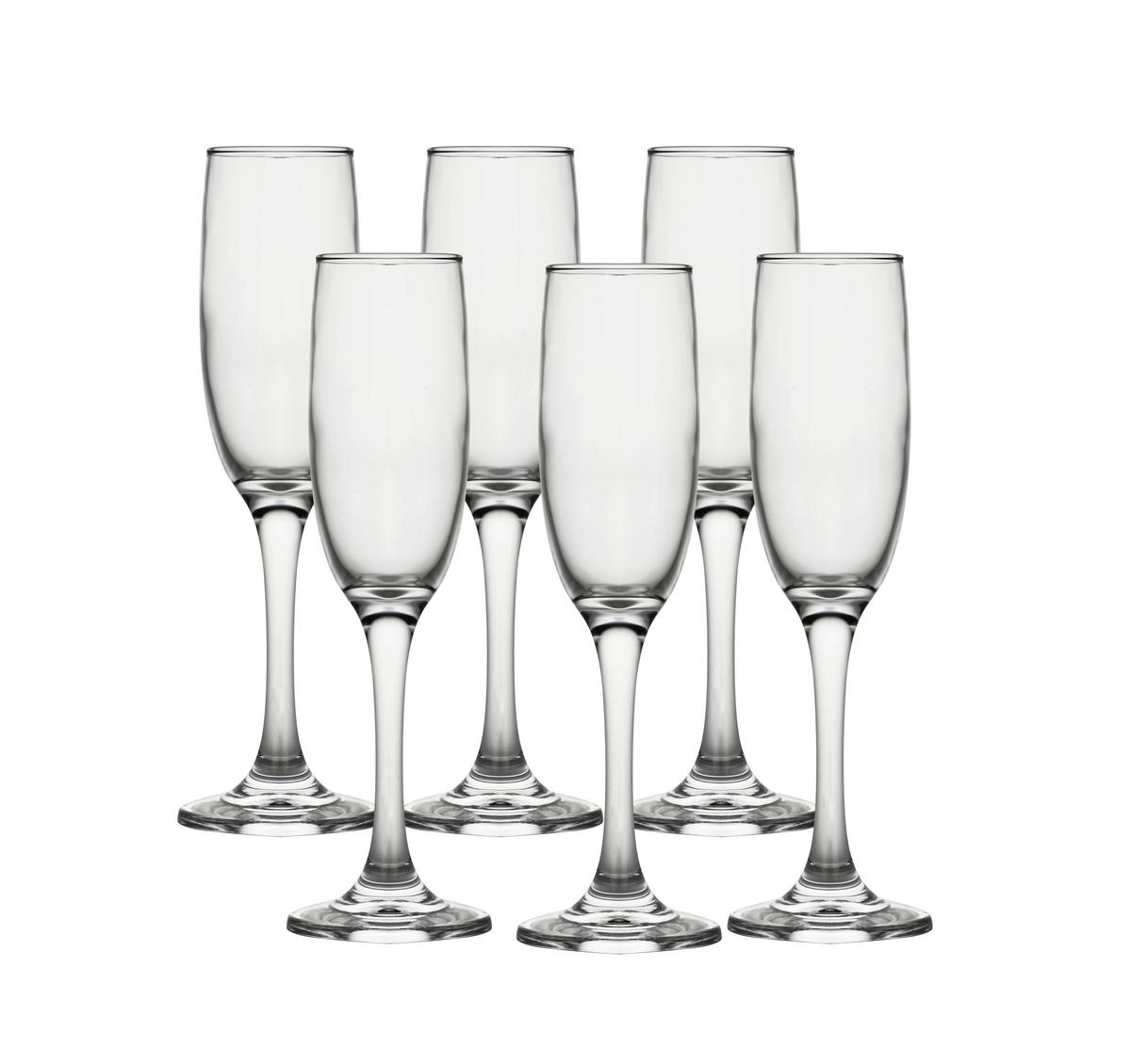 GLÄSERSET Transparent D: 6,8 cm - Transparent, Basics, Glas - Echtwerk