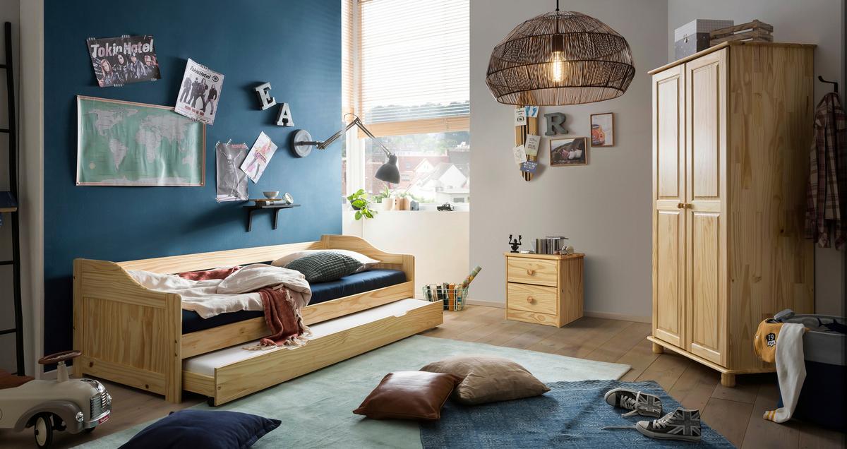 Kommode Naturfarben B: 43cm - Naturfarben, Natur, Holz (43/42/35cm) - Livetastic