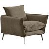 Sessel Skye Braun B: 96 Cm - Schwarz/Braun, Design, Textil (96/84/100cm) - Livetastic