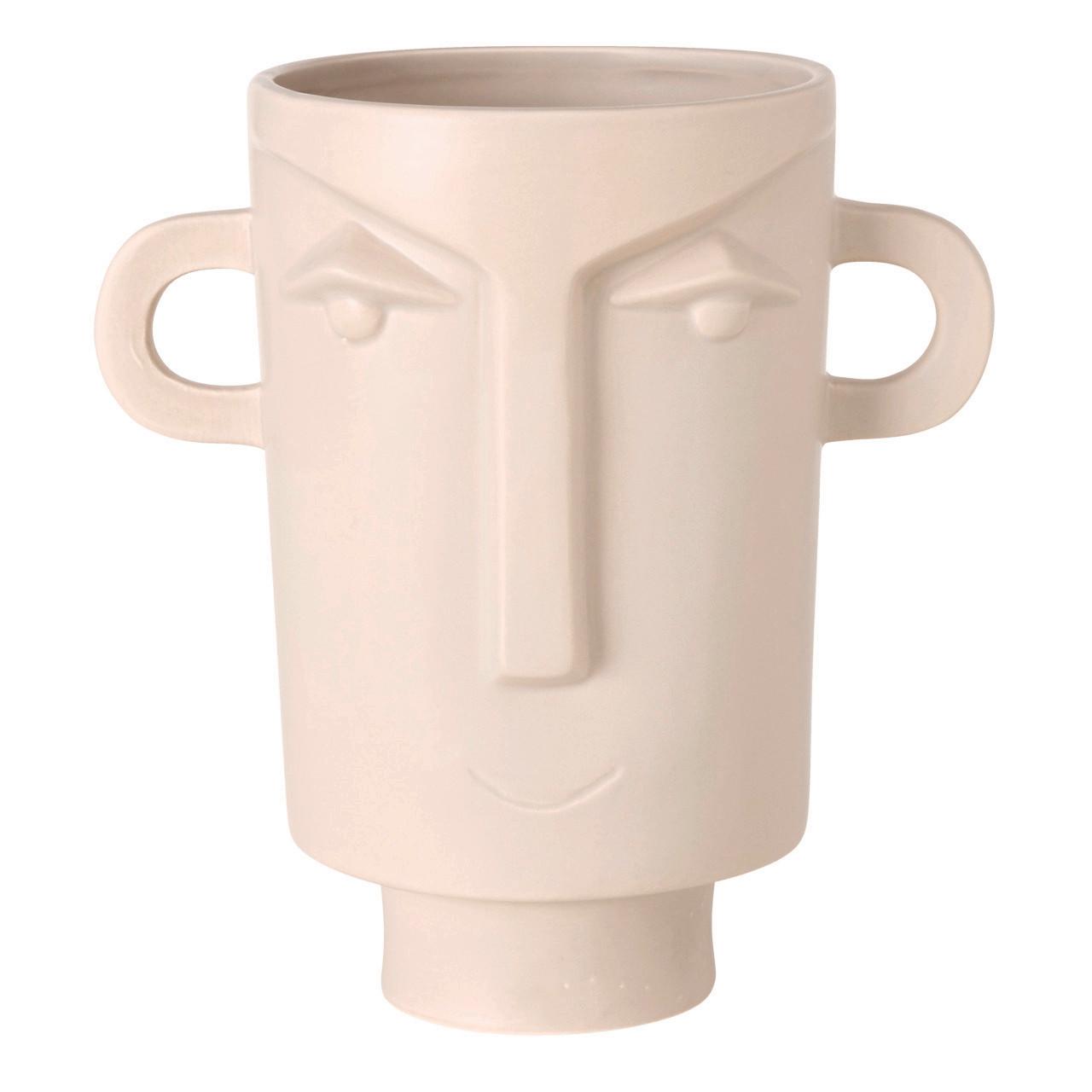 Obal na květináč Brosyo, Ø: 22cm - béžová, Moderní, keramika (22/15cm) - Modern Living