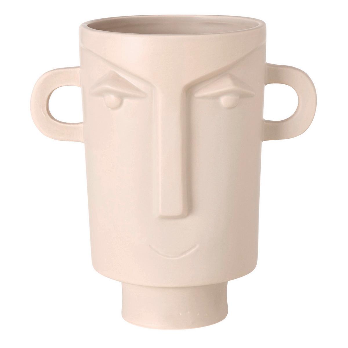 Obal na květináč Brosyo, Ø: 22cm - béžová, Moderní, keramika (22/15cm) - Modern Living