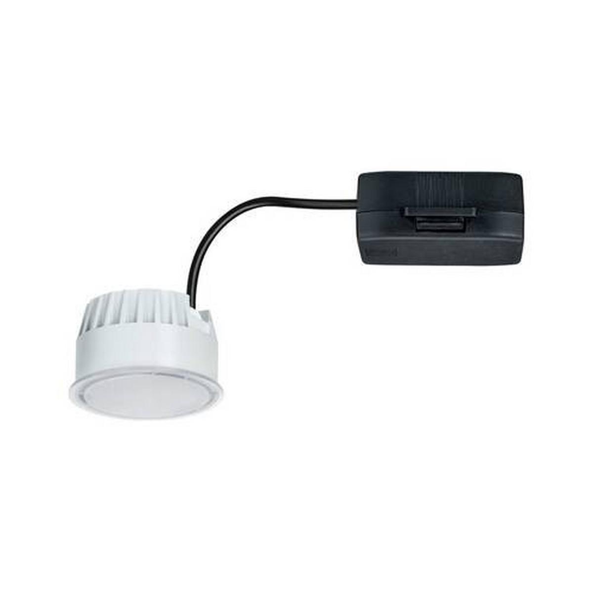 LED-Deckenleuchte Ø 5 cm 1-Flammig, Rund, Satin - Basics, Kunststoff (5cm) - Paulmann