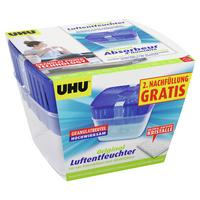 Luftentfeuchter Granulat inkl. Nachfüllpack, Schimmelschutz - Weiß, Basics, Kunststoff (17/16,8/12,2cm)