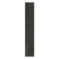 DVEŘE UNIT - vysoce lesklá antracitová, Moderní, kompozitní dřevo (45,3/202,6/1,8cm) - Ondega