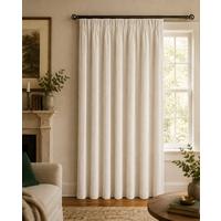 HOTOVÝ ZÁVES DEKO SAMT - piesková, Modern, textil (140/245cm)