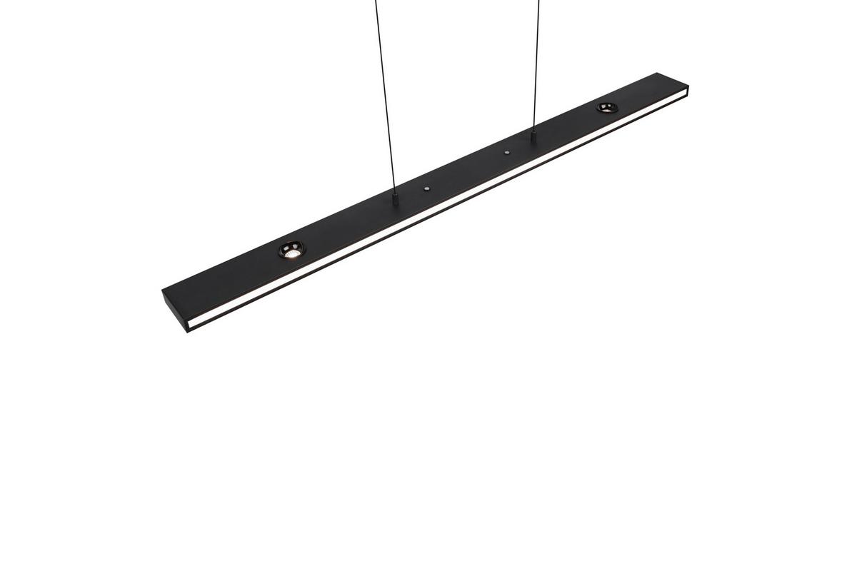 LED-Pendelleuchte 353010132 Graham - Schwarz/Weiß, Design, Kunststoff/Metall (109/9/200cm) - Trio Leuchten
