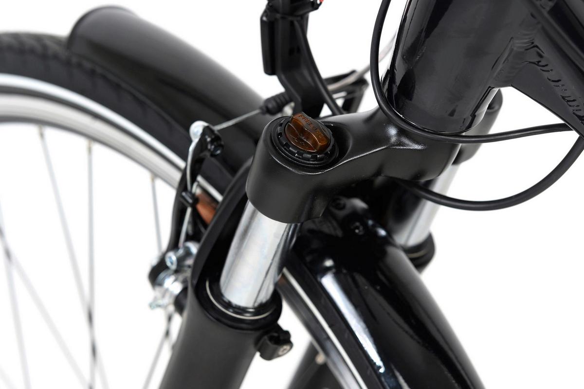 Elektrofahrrad 28 Zoll, 80 Km - Schwarz, MODERN, Metall