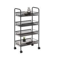 Univerzálny vozík Paul, *CENOVÝ TRHÁK* - černá, Moderní, kov/plast (44/85/26cm) - Based