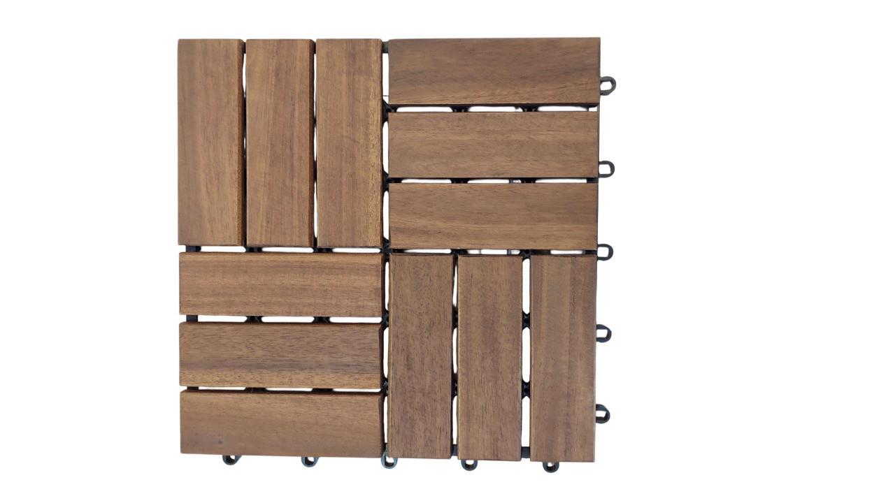 TERRASSENFLIESE PH-ACA-CTMO - Akaziefarben, Basics, Holz (30/30/2,4cm)