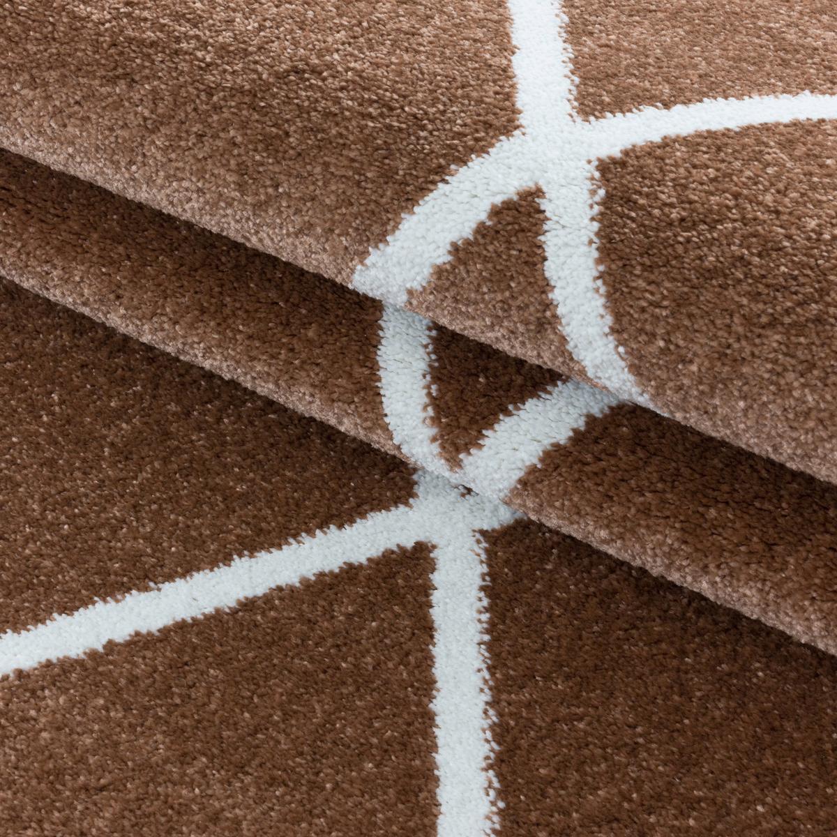 Hochflor Teppich Kupferfarben Rio 80x150 Cm - Kupferfarben, Basics, Textil (80/150cm)