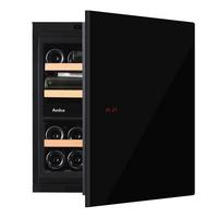 Weinkühlschrank Wk 341 800 V - Schwarz, MODERN, Glas (55/59/54,5cm) - Amica