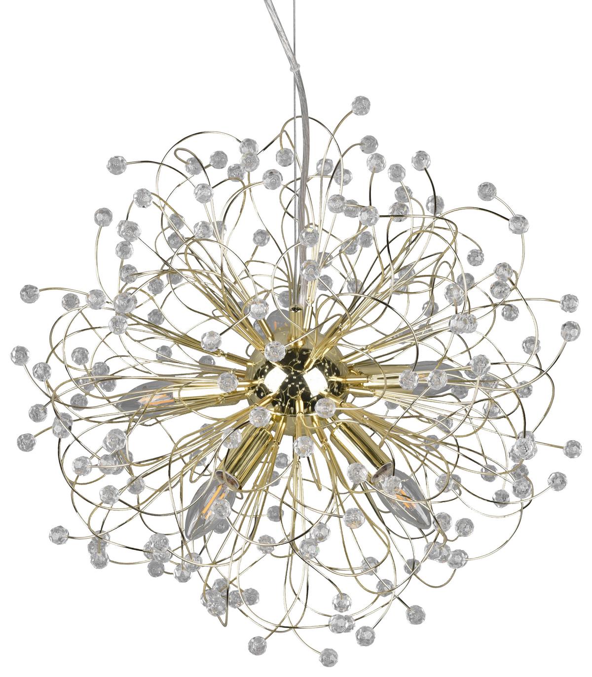 Hängeleuchte Gloria H: 150 Cm 5-Flammig, - ROMANTIK / LANDHAUS (55/150cm)