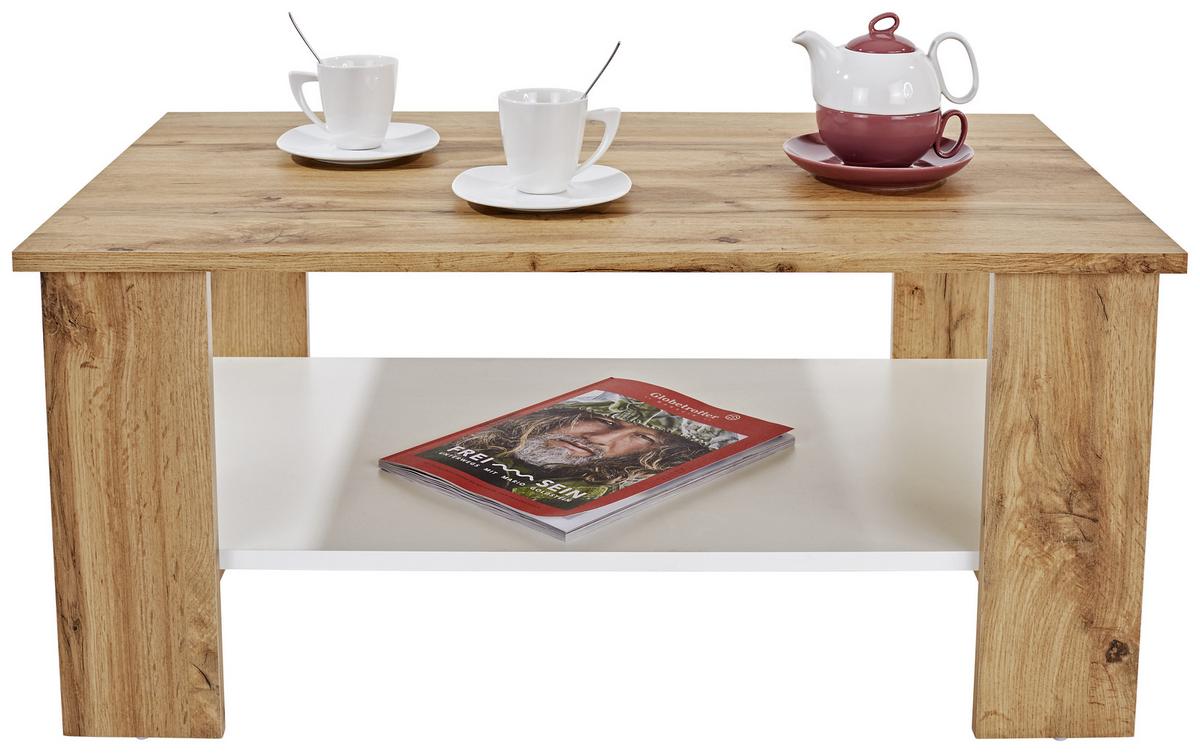 Dohányzóasztal Paolo *TOP ÁR* - Wotan tölgy/sötétszürke, Modern, faalapú anyag (90/41/55cm) - Best Price