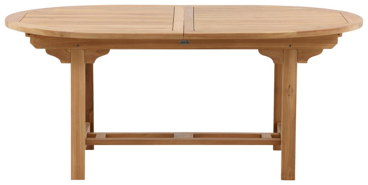 Gartentisch Kenya Teakholz L 180 Cm - Teakfarben, KONVENTIONELL, Holz (180/120/75cm) - Gardenson