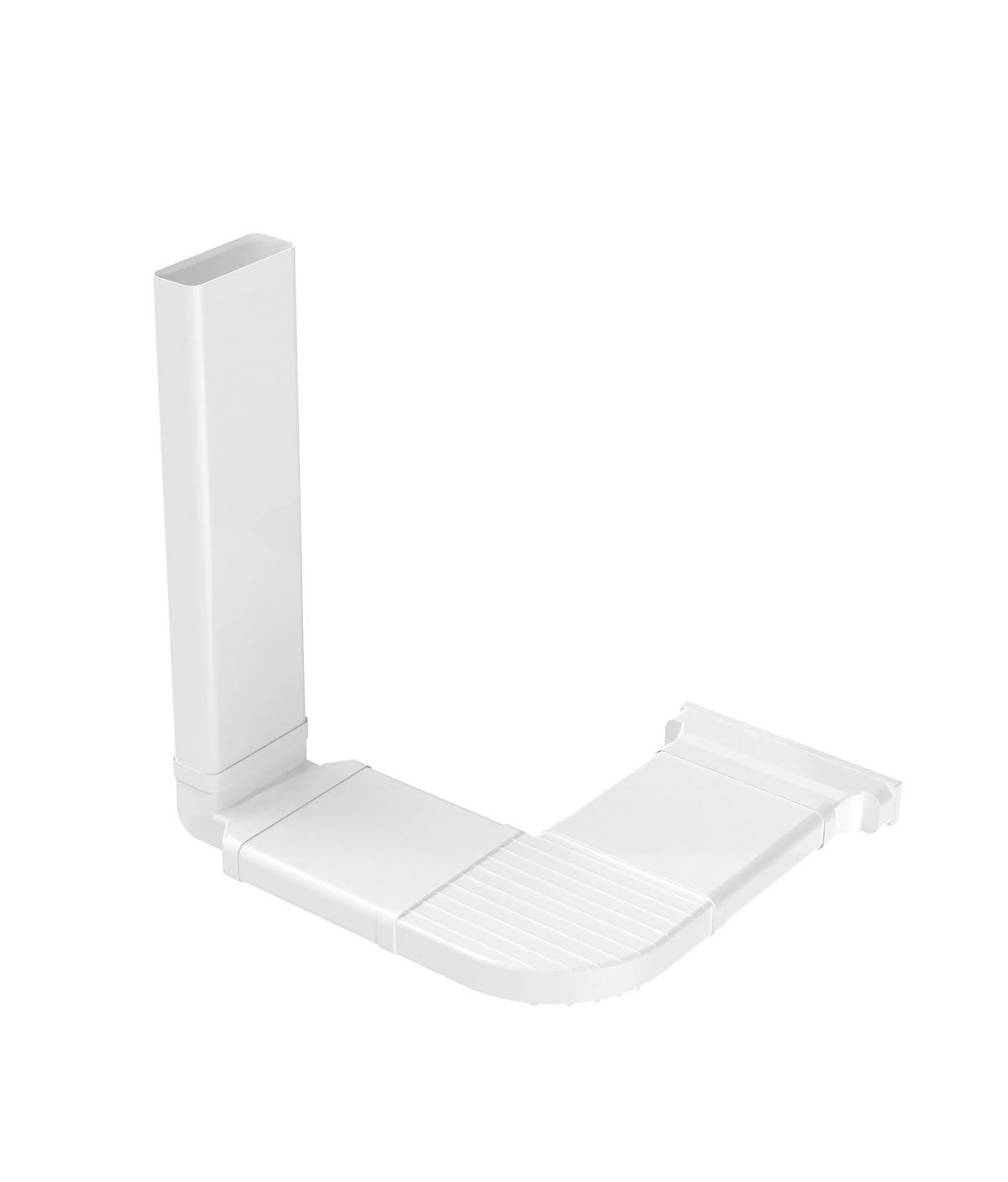 Abluftkanal Weiß - Weiß, Basics, Kunststoff - PKM