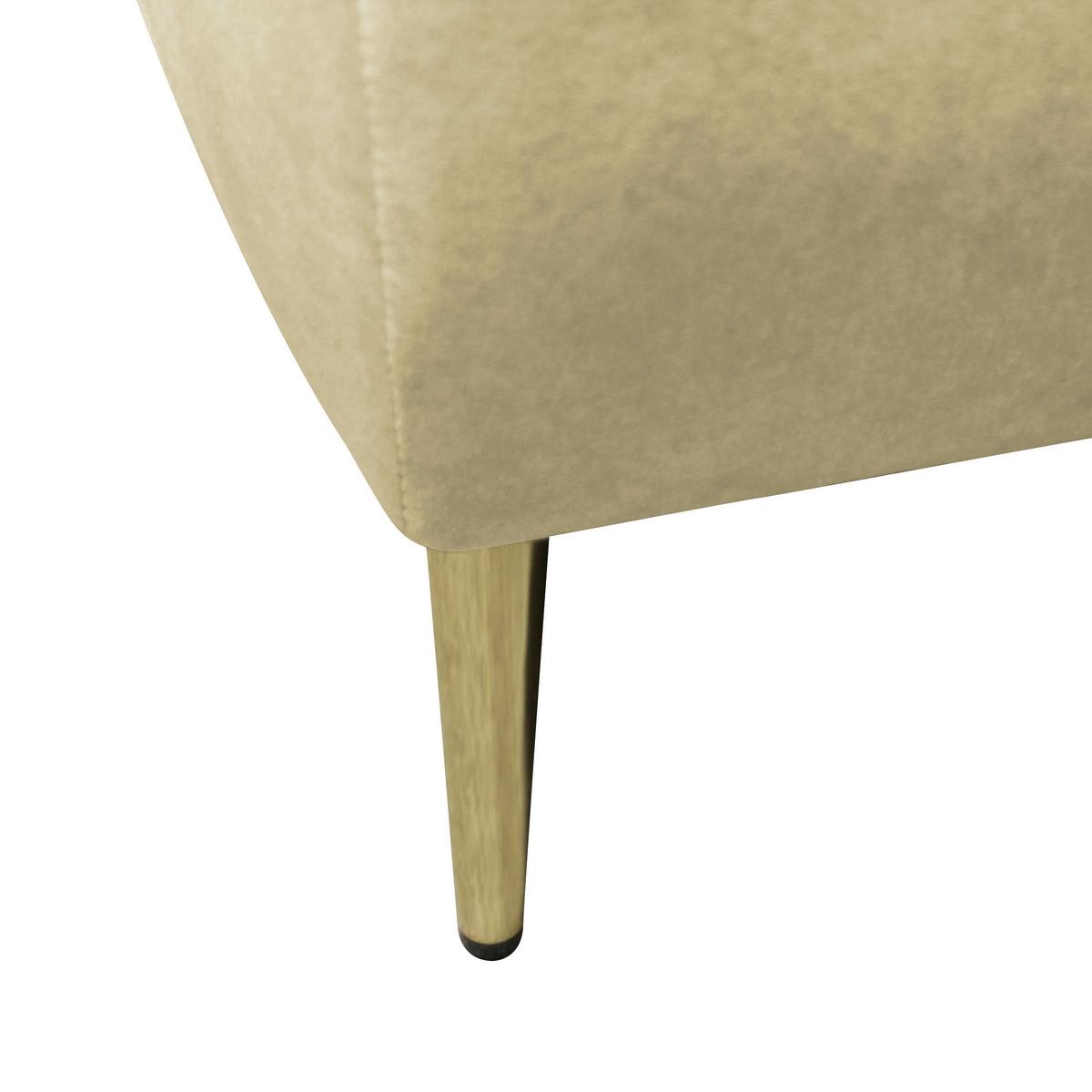 Schlafsofa Zoom Beige B: 200 cm - Beige/Goldfarben, Design, Textil (200/90/97cm) - MID.YOU