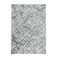 Webteppich Gold Naturfaser Naxos 140x200 Cm - Goldfarben, Design, Textil (140/200cm)