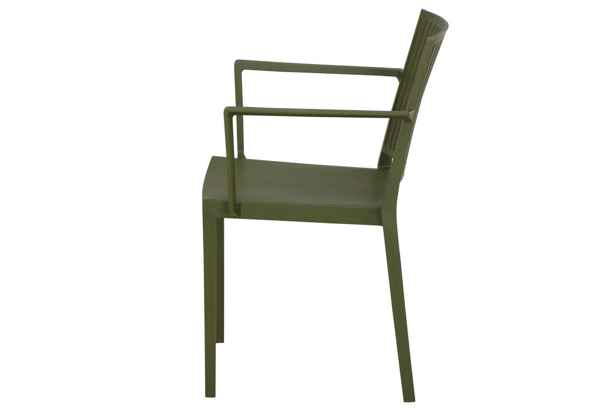 Stapelstuhl T20086 - Grün, Basics, Kunststoff (57/80/56cm) - Siena Garden