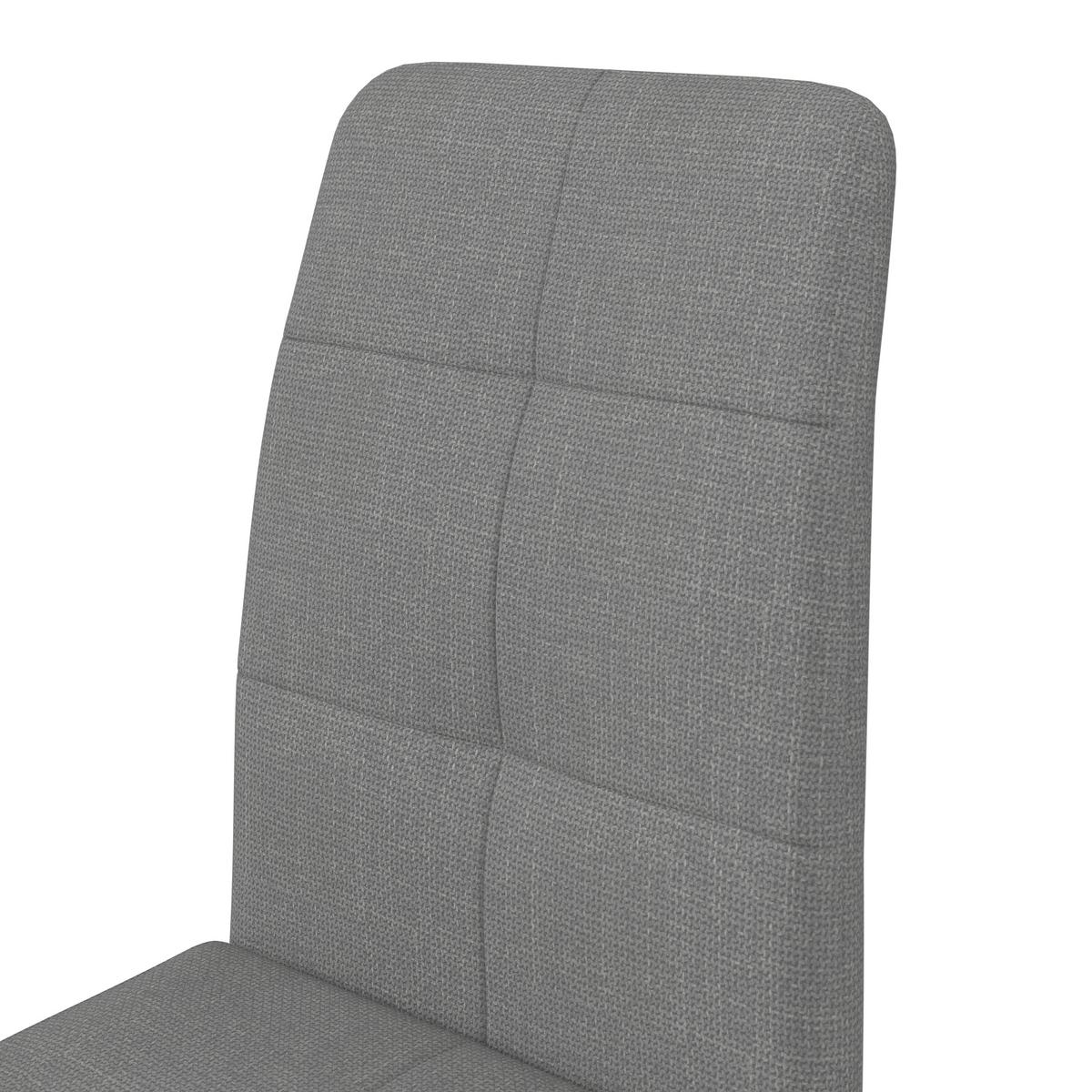 . . - šedá/barvy niklu, Moderní, kov/textil (43/99/60cm) - Bessagi Home