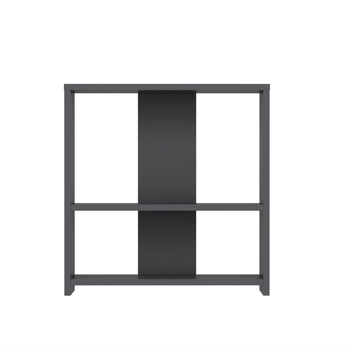 Regal Dosi Standregal - Anthrazit, Design, Holzwerkstoff (60/62/17,6cm) - Livetastic