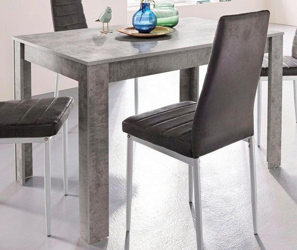 Esstisch Lynn Grau L: 120cm - Grau, Design, Holzwerkstoff (120/75/80cm) - MID.YOU