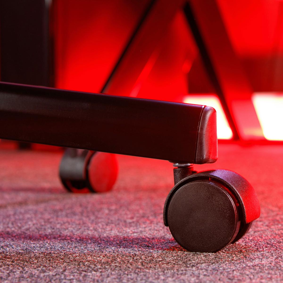 Gaming Stuhl Helix Mit Kissen Blau/schwarz - Blau/Schwarz, MODERN, Kunststoff/Textil (68/112,5/72cm) - X Rocker