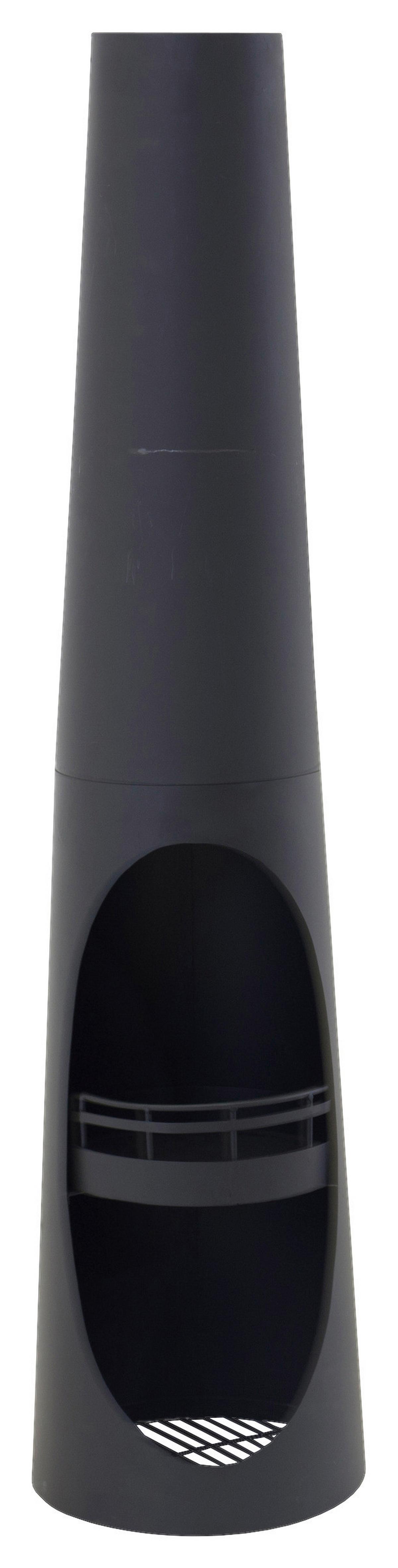 Feuerstelle Bastian - Schwarz, KONVENTIONELL, Metall (33/135/33cm) - Gardenson