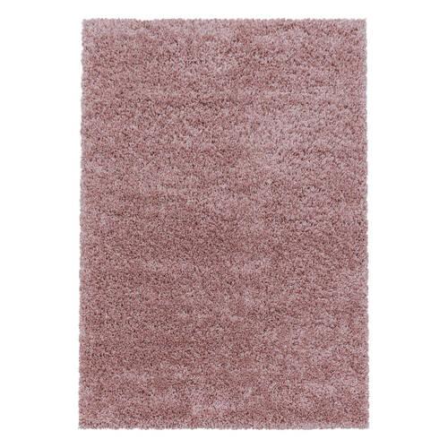 Hochflorteppich Sydney Rosa 80x150 cm - Rosa, Basics, Textil (80/150cm)