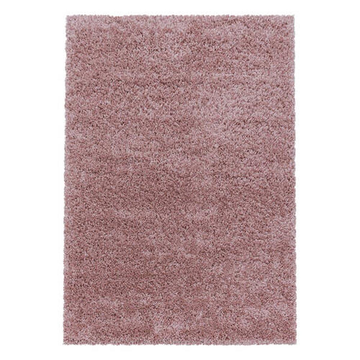 Hochflorteppich Sydney Rosa 80x150 cm - Rosa, Basics, Textil (80/150cm)