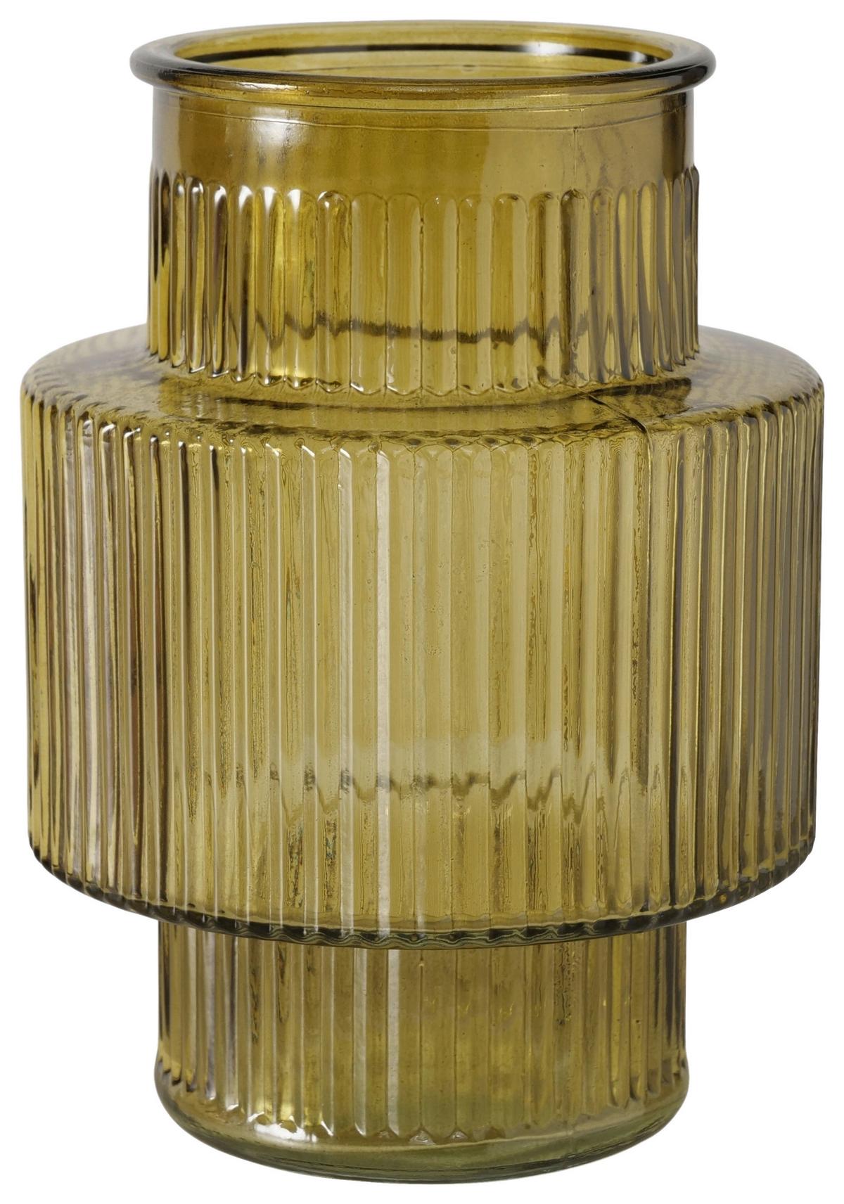 Váza MARILIO I - oranžová/sivá, Konventionell, sklo (12,9/17,6cm) - Mömax