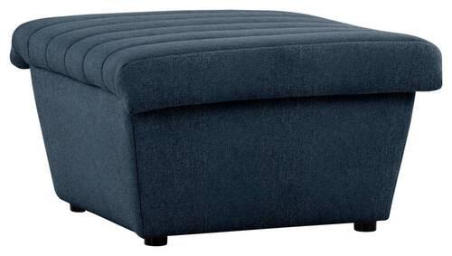 Hocker Looks Viii - Schwarz/Dunkelblau, Design, Textil (74/43/85cm) - LOOKS by W.Joop