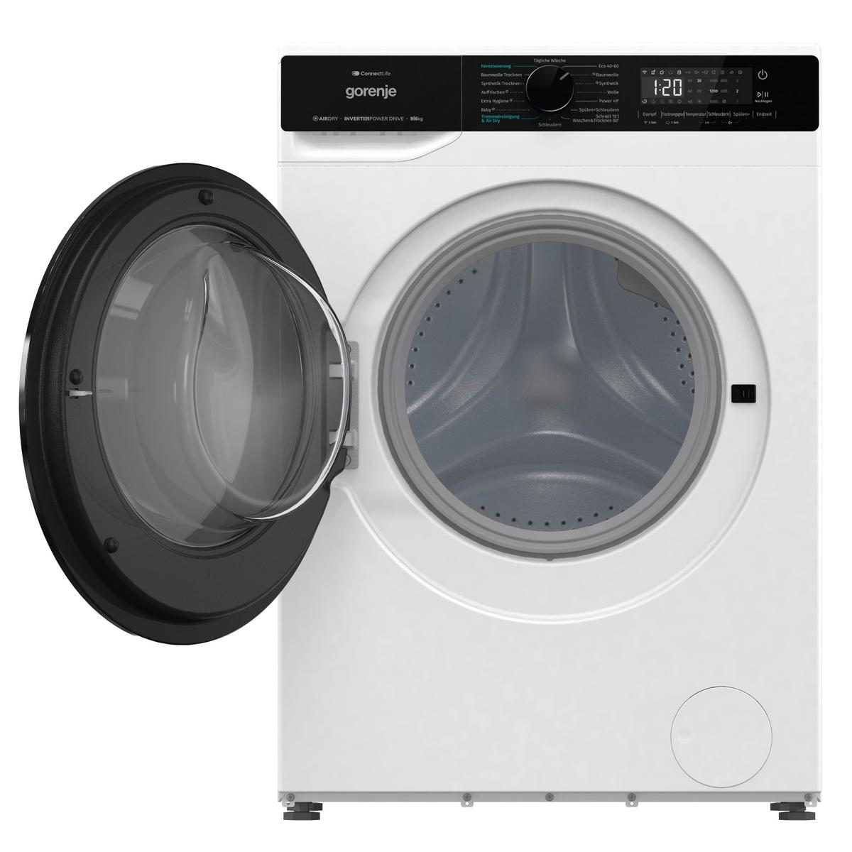 Waschtrockner WD2PA964ADW/AT waschen & trocknen, EEKL: D - Weiß, Basics, Metall (59,5/84,5/55cm) - Gorenje