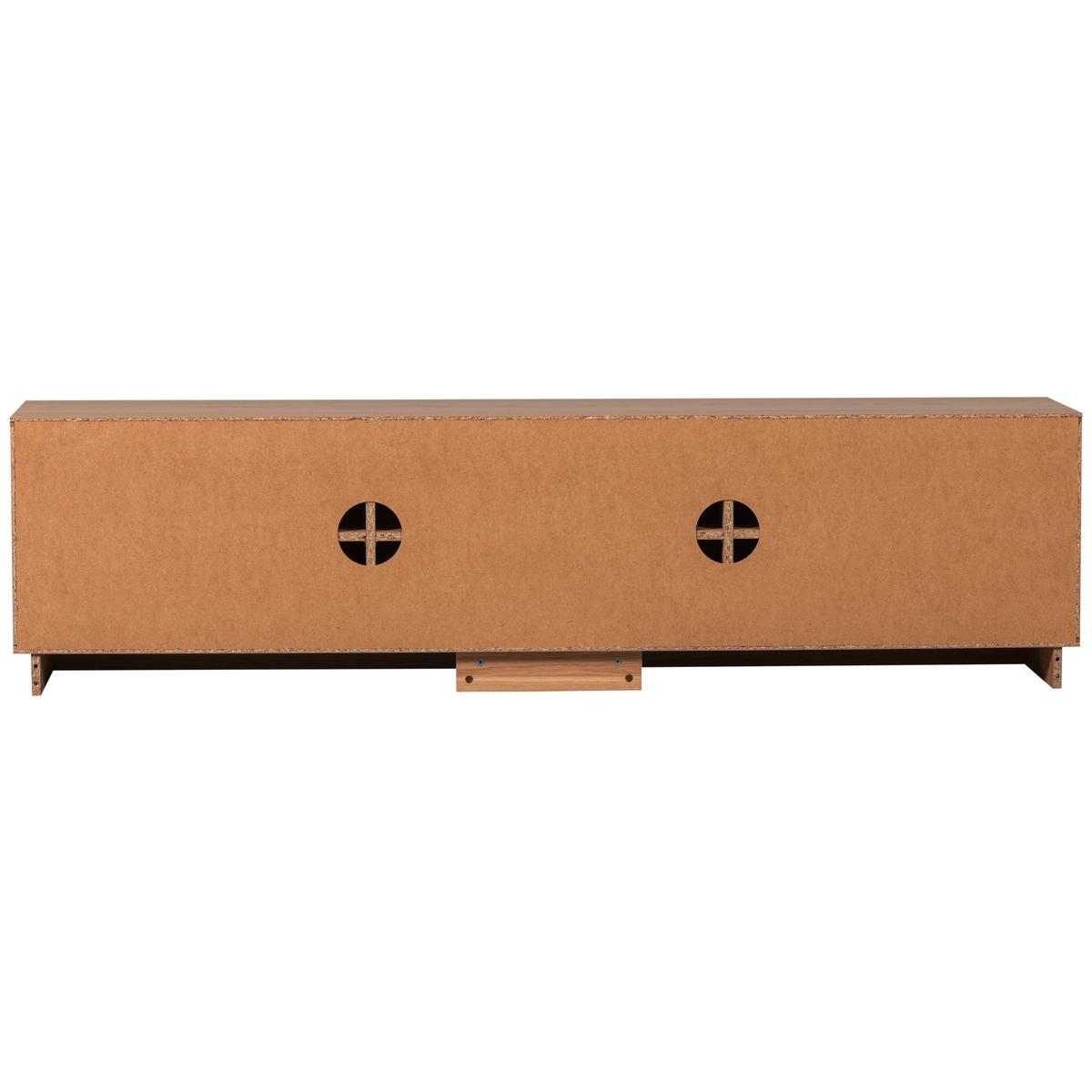 Lowboard Zuma Eichefarben B: 200cm - Eichefarben, Design, Holz (200/52/45cm) - Livetastic