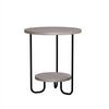 Beistelltisch Corro Beistellstisch - Beige/Schwarz, Design, Holzwerkstoff/Metall (40/40/45cm) - Livetastic