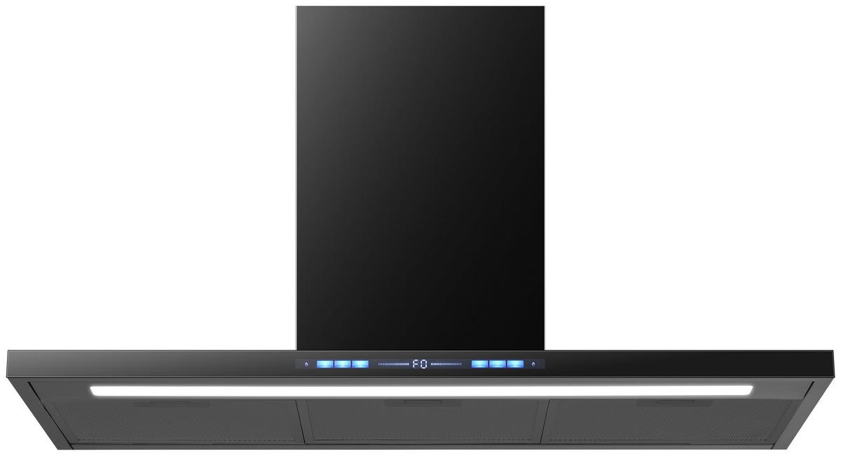 Dunstabzugshaube Wt3-90-A+br - Schwarz, Basics, Metall (89,8/101,50/41cm) - PKM