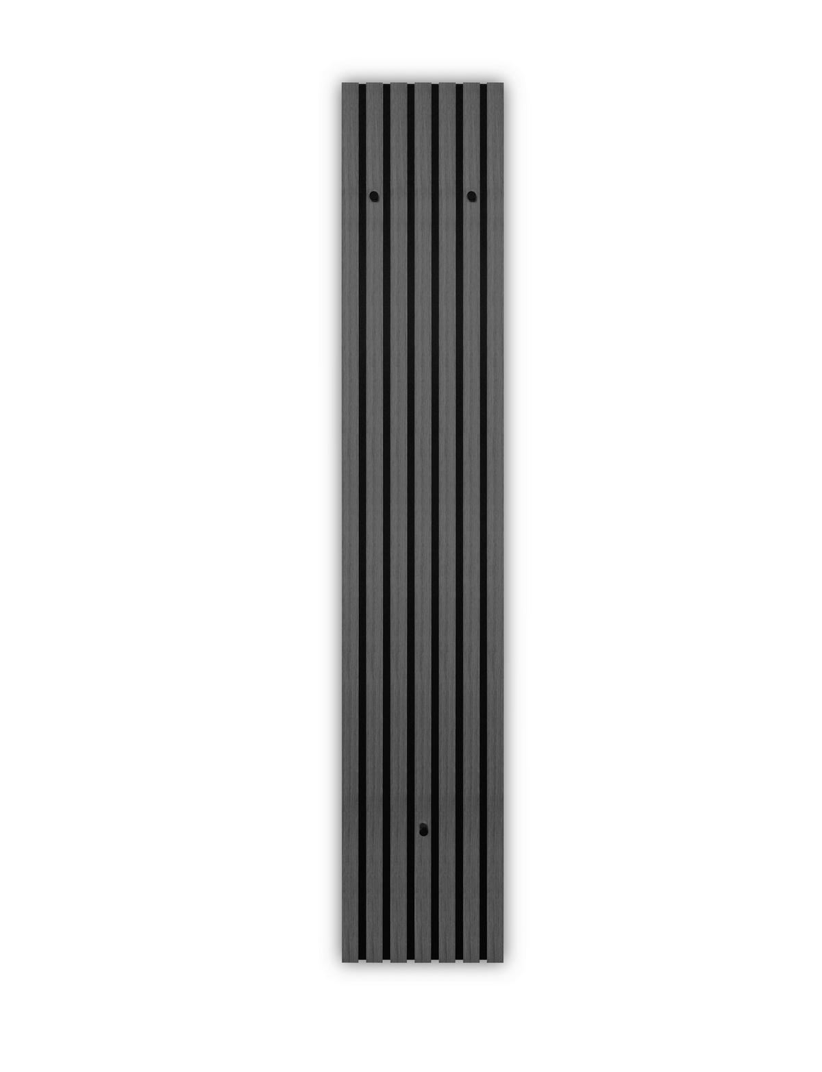 Šatníkový panel GRACE v dekore dub sivý - sivá, Modern, kompozitné drevo/textil (25/160/7cm) - Mömax