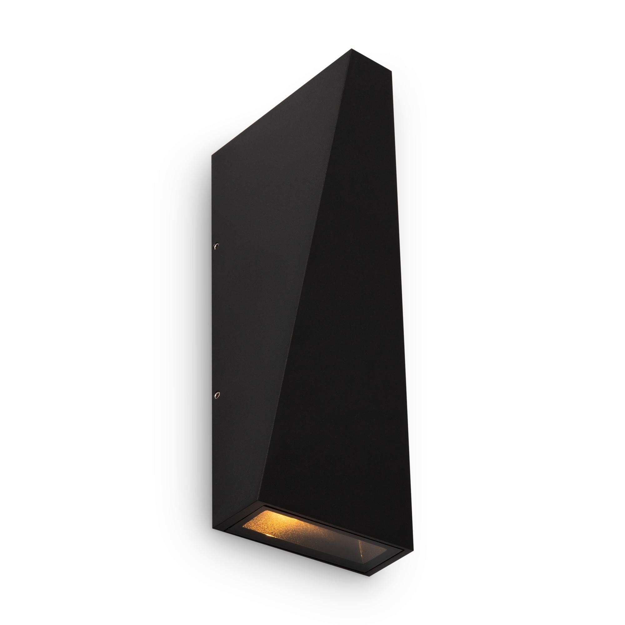 Außenwandleuchte Times Square - Schwarz, Trend, Metall (20/9/9cm) - MAYTONI