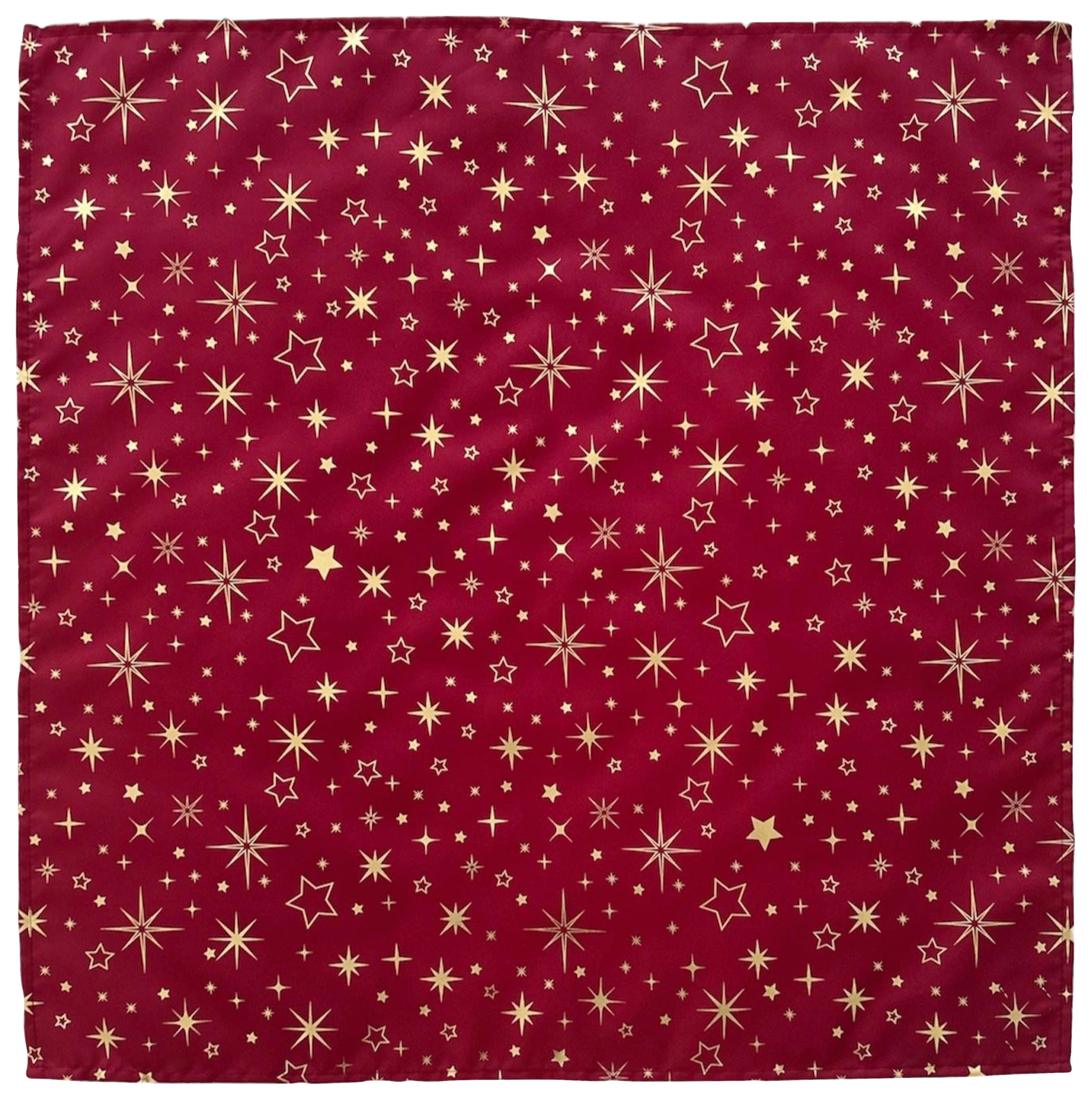 Tischdecke Alaska - Hellrot/Goldfarben, ROMANTIK / LANDHAUS, Textil (75/75cm) - James Wood
